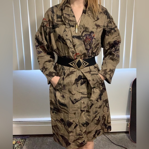 Newspaper Cotton Jacket - Picture 2 of 16